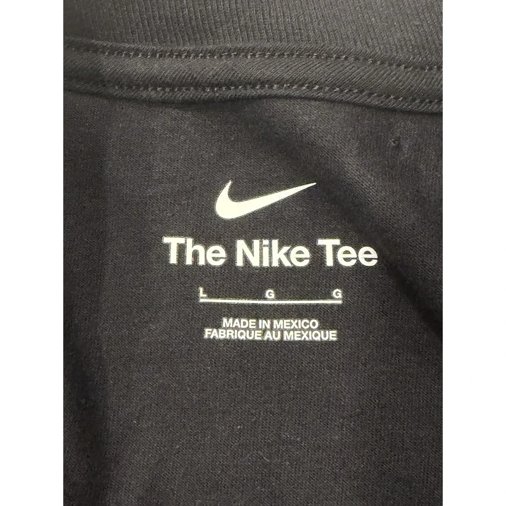 Nike FC Barcelona Graphic Tee Mens Large Black Short Sleeve FV8939-010 NWT